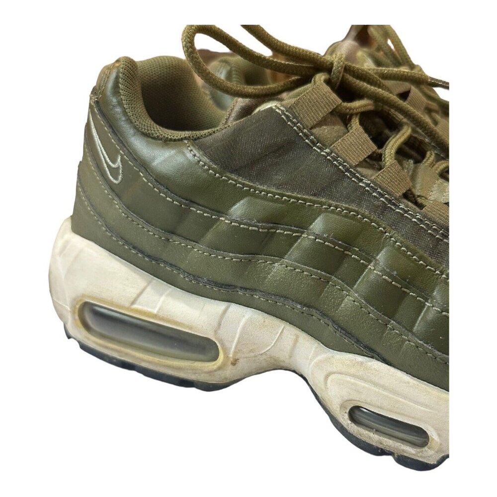 Nike Air Max 95 Olive Green Athletic Shoes - Picture 16 of 16